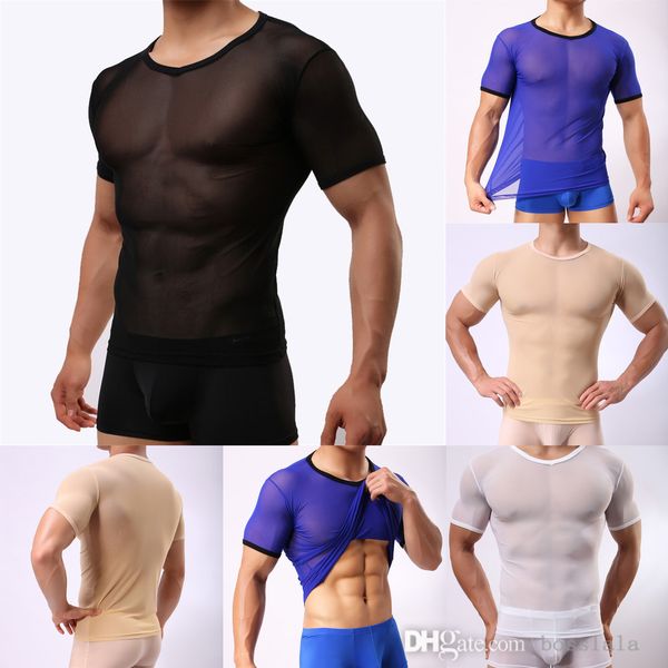 mens tight clothes mesh transparent short sleeve t-shirt men breathable sports short sleeve t shirt, White;black
mens tight clothes mesh transparent short sleeve t-shirt men breathable sports short sleeve t shirt, White;black