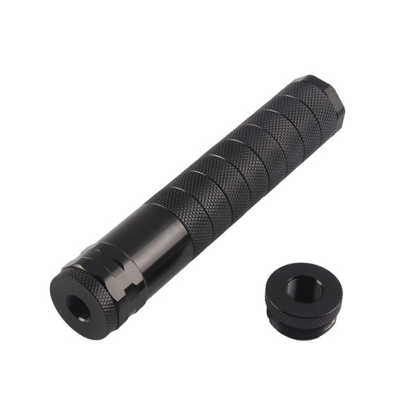 6.9'' l 1.3'' od stainless steel modular compatible 1-3/16x24 thread cups 5/8x24 or 1/2x28 end cap
6.9'' l 1.3'' od stainless steel modular compatible 1-3/16x24 thread cups 5/8x24 or 1/2x28 end cap