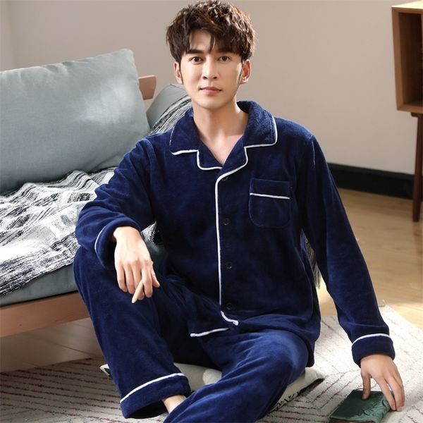 winter thick mens coral fleece pajamas set flannel warm soft pijama hombre sleepwear pijama homme nightwear pyjamas msj012 t200813, Black;brown
winter thick mens coral fleece pajamas set flannel warm soft pijama hombre sleepwear pijama homme nightwear pyjamas msj012 t200813, Black;brown