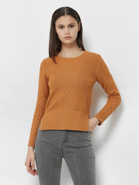 solid split hem sweater k8ci#, White;black
solid split hem sweater k8ci#, White;black