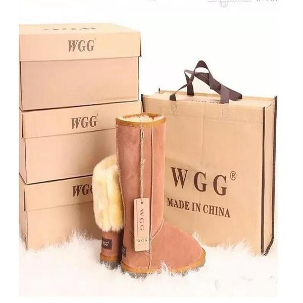 2018 classic wgg brand women popular australia genuine leather boots fashion women's snow boots us5--us13 s210e, Black
2018 classic wgg brand women popular australia genuine leather boots fashion women's snow boots us5--us13 s210e, Black