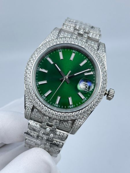 men's watches brand luxury premium watch with ice green automatic watches, Slivery;brown
men's watches brand luxury premium watch with ice green automatic watches, Slivery;brown