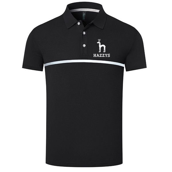 2022 new fashion brand hazzys print polo shirt men's summer lapel collar slim sweatshirt solid color button breathable polos casual clo, White;black
2022 new fashion brand hazzys print polo shirt men's summer lapel collar slim sweatshirt solid color button breathable polos casual clo, White;black