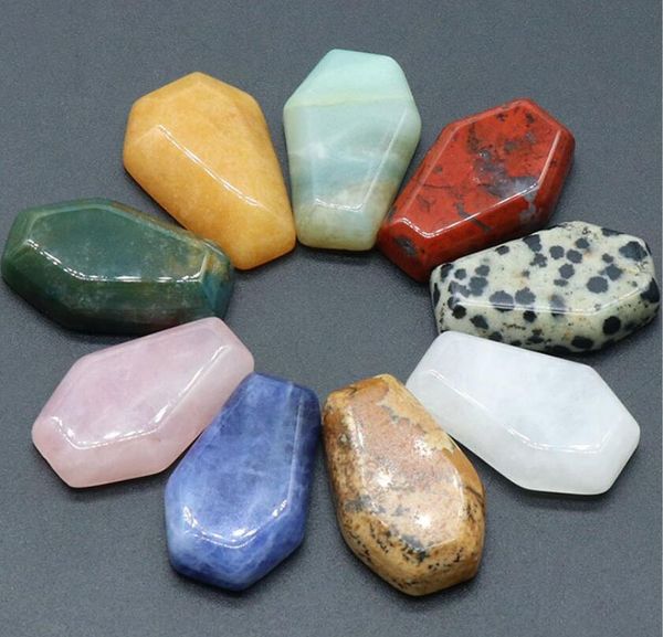 natural crystal stone coffin shape ornaments reiki healing chakra quartz mineral tumbled gemstones hand piece home decoration jewelry acc, Black
natural crystal stone coffin shape ornaments reiki healing chakra quartz mineral tumbled gemstones hand piece home decoration jewelry acc, Black