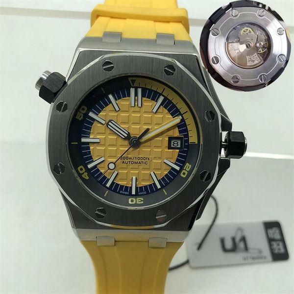 mens automatic mechanical movement watches sapphire glass 5 atm waterproof rubber watchband diving super luminous u1 mens watch 20146s, Slivery;brown
mens automatic mechanical movement watches sapphire glass 5 atm waterproof rubber watchband diving super luminous u1 mens watch 20146s, Slivery;brown