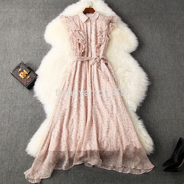 casual dresses summer women's dress foreign style lapel ruffle waist closing chiffon medium and long large swing printed dress t10790, Black;gray
casual dresses summer women's dress foreign style lapel ruffle waist closing chiffon medium and long large swing printed dress t10790, Black;gray