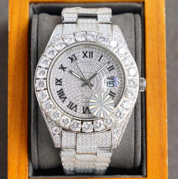 diamond watch automatic mechanical watches 40mm stainless steel life waterproof men wristwatch business wristwatches montre de luxe, Slivery;brown
diamond watch automatic mechanical watches 40mm stainless steel life waterproof men wristwatch business wristwatches montre de luxe, Slivery;brown