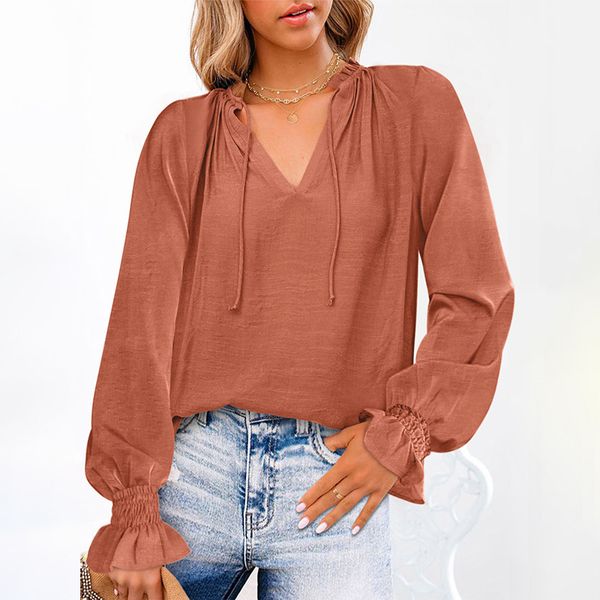 womens t shirts long sleeve loose t-shirt breathable and comfortable in summer solid color pullover, White
womens t shirts long sleeve loose t-shirt breathable and comfortable in summer solid color pullover, White
