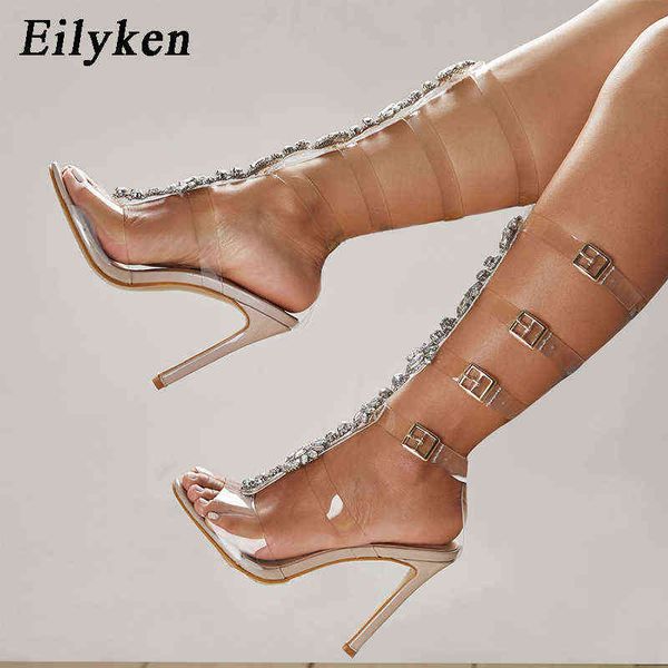 sandals eilyken pvc jelly crystal sandals open toed high heels buckle strap women sandals pumps size 35-42 220316, Black
sandals eilyken pvc jelly crystal sandals open toed high heels buckle strap women sandals pumps size 35-42 220316, Black