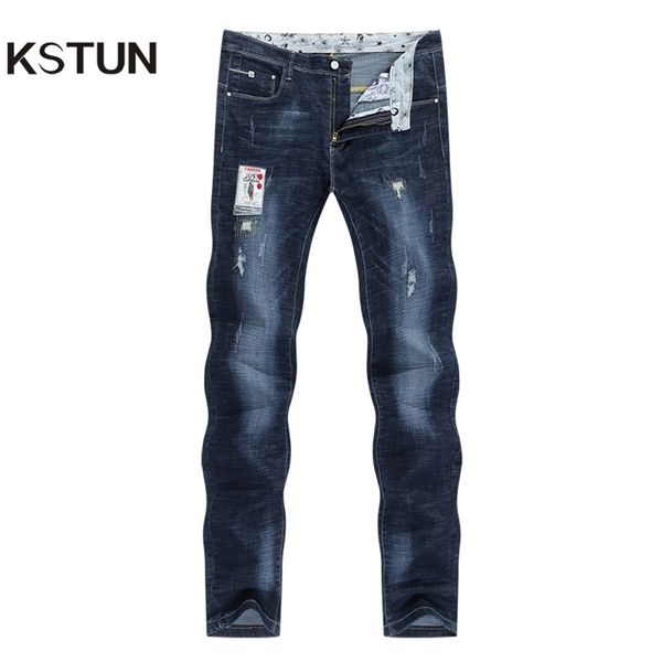 kstun men jeans stretch dark blue slim fit ripped biker jeans man casual patchwork hip hop mens pants denim clothes drop 210318
kstun men jeans stretch dark blue slim fit ripped biker jeans man casual patchwork hip hop mens pants denim clothes drop 210318