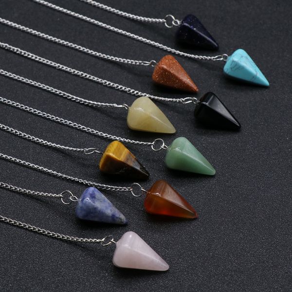 natural stone charms pendulum pink quartz agates tiger eye healing crystal pendant amulet divination dowsing, Bronze;silver
natural stone charms pendulum pink quartz agates tiger eye healing crystal pendant amulet divination dowsing, Bronze;silver