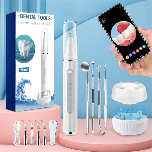 ultrasonic tooth cleaner with camera visual electric dental calculus remover irrigator teeth whitening tartar eliminator 220715
ultrasonic tooth cleaner with camera visual electric dental calculus remover irrigator teeth whitening tartar eliminator 220715