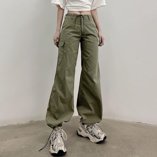 women's pants capris drawstring low waist wide leg trousers women retro green pockets streetwear cargo casual harajuku joggers, Black;white
women's pants capris drawstring low waist wide leg trousers women retro green pockets streetwear cargo casual harajuku joggers, Black;white