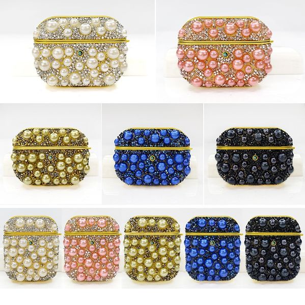 luxurious headphone cushions for apple airpod cases hard shell pearl diamond cover electroplated for airpods 1/2 pro protective with opp pac
luxurious headphone cushions for apple airpod cases hard shell pearl diamond cover electroplated for airpods 1/2 pro protective with opp pac