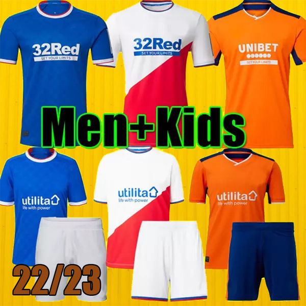 22 23 rangers home soccer jerseys 2022 2023 glasgow hagi kent davis football shirt lawrence colak arfield mens jersey kids kits blue organge, Black;yellow
22 23 rangers home soccer jerseys 2022 2023 glasgow hagi kent davis football shirt lawrence colak arfield mens jersey kids kits blue organge, Black;yellow