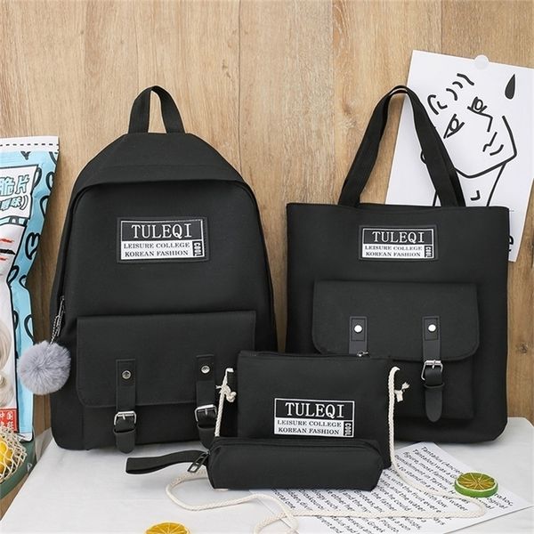 canvas schoolbags trend female backpack fashion teenage girls school bags lapshoulder bags female girls lj201225
canvas schoolbags trend female backpack fashion teenage girls school bags lapshoulder bags female girls lj201225