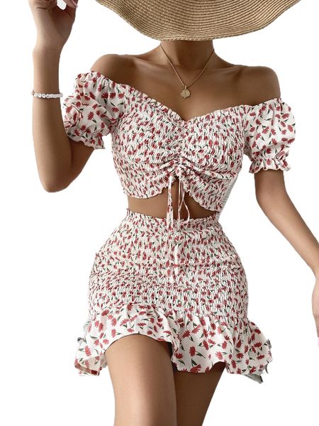 allover f.loral print d.rawstring ruched s.hirred bodice crop t.op & s.kirt set g79s#, White
allover f.loral print d.rawstring ruched s.hirred bodice crop t.op & s.kirt set g79s#, White