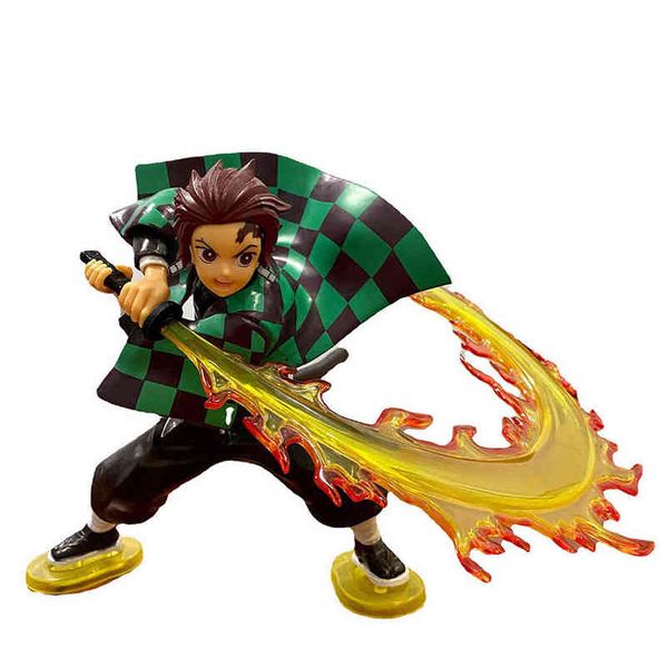 17cm anime demon slayer figure demon slayer fire knife fight kamado tanjirou pvc action figure collectible model toys kid gift g220707
17cm anime demon slayer figure demon slayer fire knife fight kamado tanjirou pvc action figure collectible model toys kid gift g220707