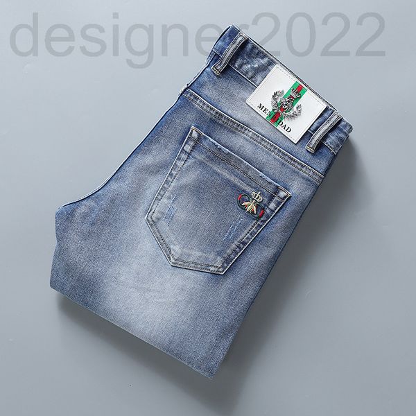 men's jeans designer summer fashion brand casual jeans men's embroidered slim straight leggings live thin ck13, Blue
men's jeans designer summer fashion brand casual jeans men's embroidered slim straight leggings live thin ck13, Blue