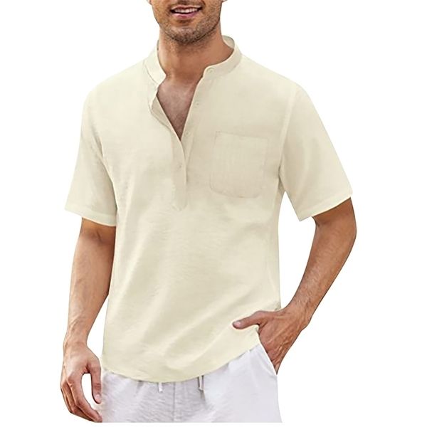 summer mens shortsleeved tshirt cotton and linen led casual mens tshirt shirt male breathable polo shirts s3xl w220615, White;black
summer mens shortsleeved tshirt cotton and linen led casual mens tshirt shirt male breathable polo shirts s3xl w220615, White;black