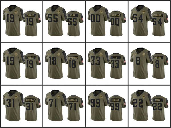 minnesota''vikings''men #33 dalvin cook 8 kirk cousins 19 adam thielen 18 justin jefferson custom women youth olive salu, Black
minnesota''vikings''men #33 dalvin cook 8 kirk cousins 19 adam thielen 18 justin jefferson custom women youth olive salu, Black