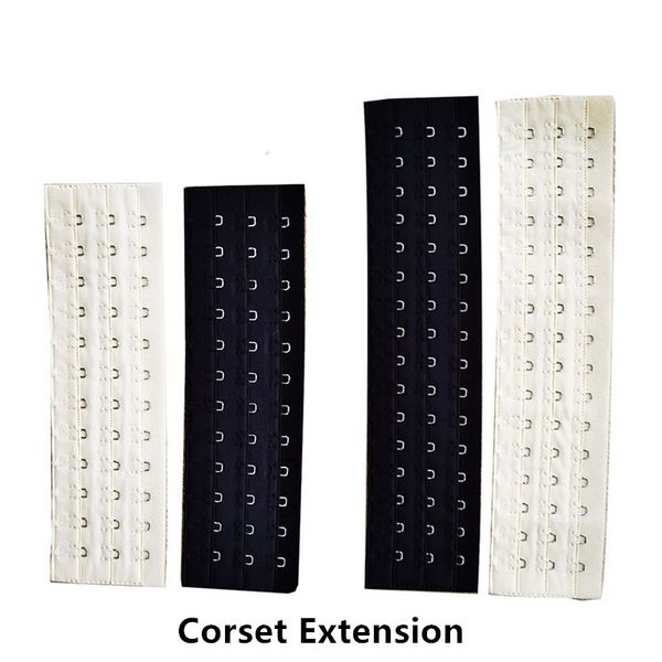 women's intimates accessories latex corset extension buckle adjustable hook and eyes extender 3 rows bra straps corsets accessory whole, Black;white
women's intimates accessories latex corset extension buckle adjustable hook and eyes extender 3 rows bra straps corsets accessory whole, Black;white