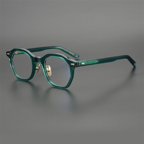 50% off factory outlet sale light jelly green hand-made plate hexagonal model literary and artistic youth myopia glasses frame trendy man, White;black
50% off factory outlet sale light jelly green hand-made plate hexagonal model literary and artistic youth myopia glasses frame trendy man, White;black