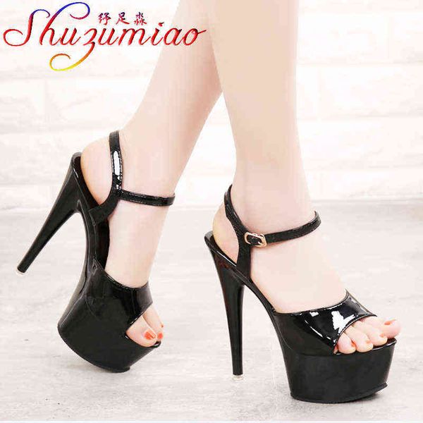 sandals thin heels platform stiletto jelly color patent leather big size shoes for women high female party 220317, Black
sandals thin heels platform stiletto jelly color patent leather big size shoes for women high female party 220317, Black