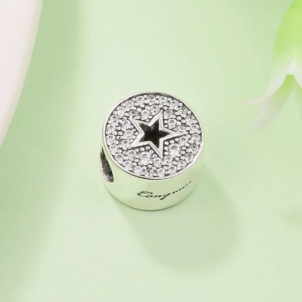 2022 mother's gift 925 sterling silver pave and star congratulations charm bead fits pandora bracelet diy jewelry making loose beads ac, Black
2022 mother's gift 925 sterling silver pave and star congratulations charm bead fits pandora bracelet diy jewelry making loose beads ac, Black