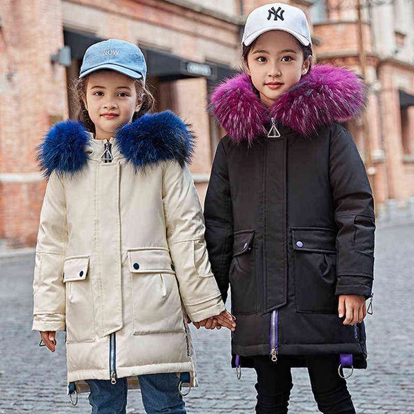 -30 grade girls winter jacket 2021 girl snowsuits thicker children down jacket real fur collar parka warm kids clothing 5-12 year j220718, Blue;gray
-30 grade girls winter jacket 2021 girl snowsuits thicker children down jacket real fur collar parka warm kids clothing 5-12 year j220718, Blue;gray