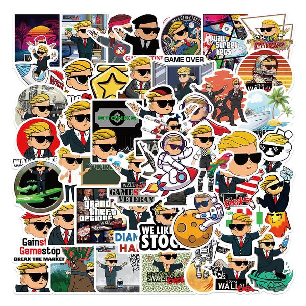 new waterproof 10/30/50pcs stock wall street bets cartoon stickers graffiti decals bike travel luggage guitar lapcool sticker car sticker
new waterproof 10/30/50pcs stock wall street bets cartoon stickers graffiti decals bike travel luggage guitar lapcool sticker car sticker