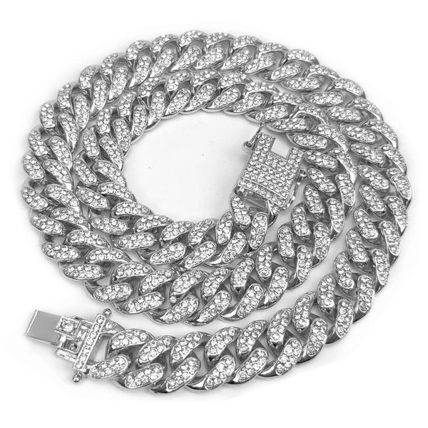 mens alloy iced out chain hip hop jewelry necklace bracelets gold silver 1.2cm miami cuban link chains necklaces
mens alloy iced out chain hip hop jewelry necklace bracelets gold silver 1.2cm miami cuban link chains necklaces
