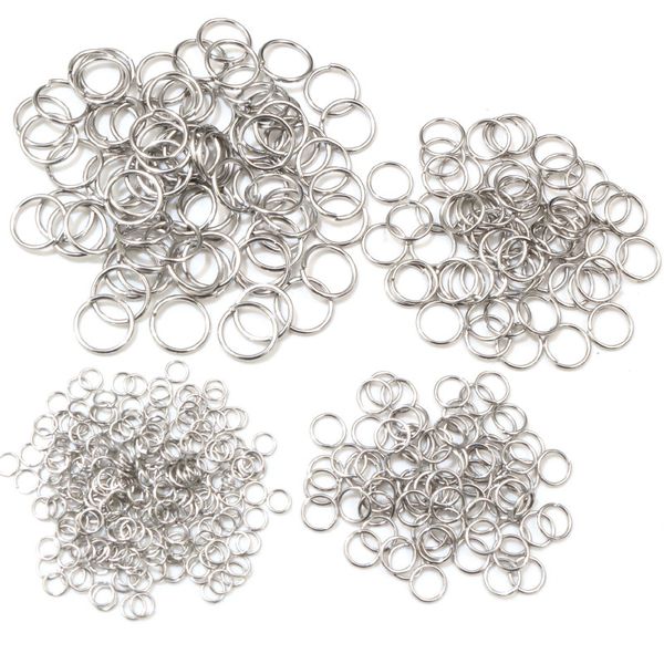 200pcs/lot 3/4/5/6/7/8/10mm stainless steel diy jewelry findings open single loops jump rings & split ring for jewelry making, Silver
200pcs/lot 3/4/5/6/7/8/10mm stainless steel diy jewelry findings open single loops jump rings & split ring for jewelry making, Silver