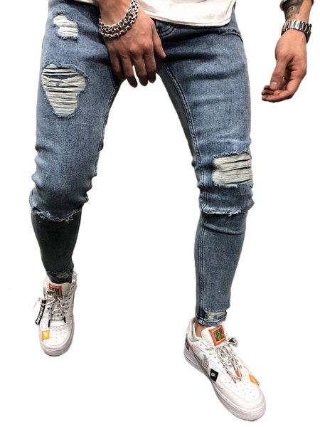 men ripped skinny jeans m33q#, Blue
men ripped skinny jeans m33q#, Blue