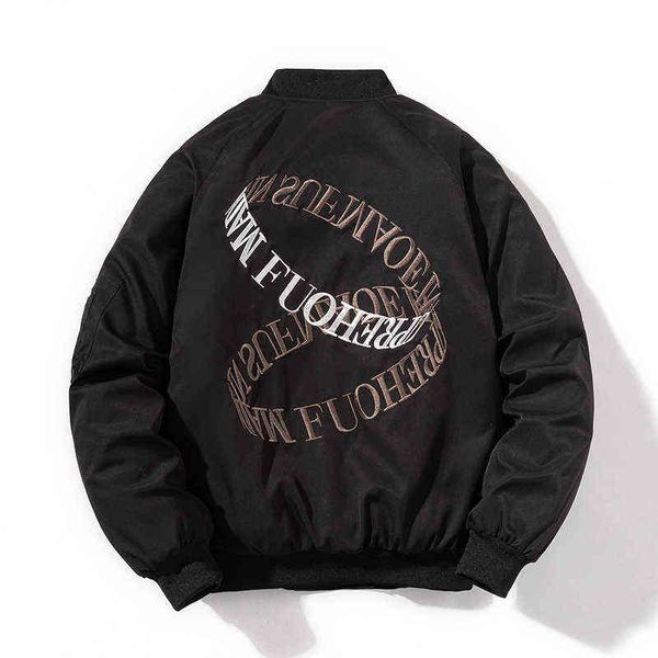 winter vintage baseball jacket men women embroidery letter jacket fashion retro pilot coat men hip hop hooded windbreaker autumn t220816, Black;brown
winter vintage baseball jacket men women embroidery letter jacket fashion retro pilot coat men hip hop hooded windbreaker autumn t220816, Black;brown