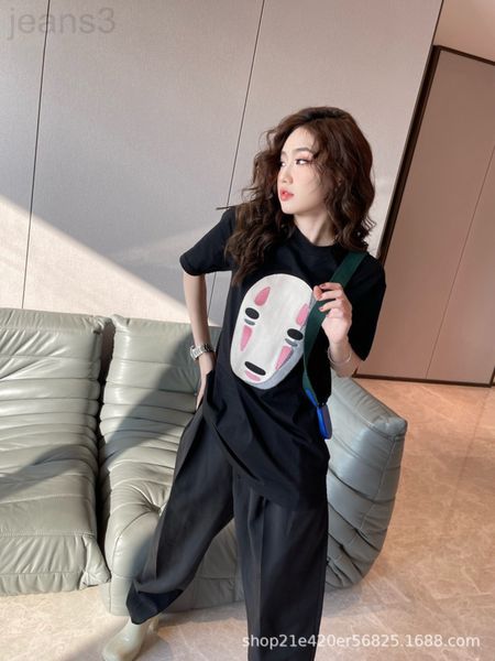 women's t-shirt designer 22 early spring new niche capsule series faceless round neck t-shirt rib knit pattern and wo jjne, White
women's t-shirt designer 22 early spring new niche capsule series faceless round neck t-shirt rib knit pattern and wo jjne, White