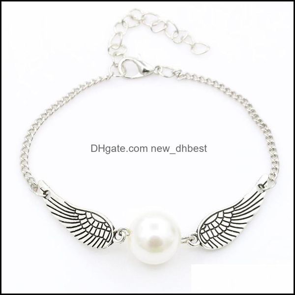 charm bracelets angel wings bracelet delicate simated pearl newdhdrop delivery 2021 jewelry newdhdh1r2, Golden;silver
charm bracelets angel wings bracelet delicate simated pearl newdhdrop delivery 2021 jewelry newdhdh1r2, Golden;silver