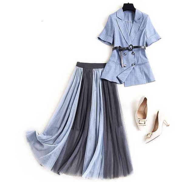 women's tracksuits exported to france more than one tail goods brand label cutting summer tiansi striped suit coat contrast color mesh, Gray
women's tracksuits exported to france more than one tail goods brand label cutting summer tiansi striped suit coat contrast color mesh, Gray