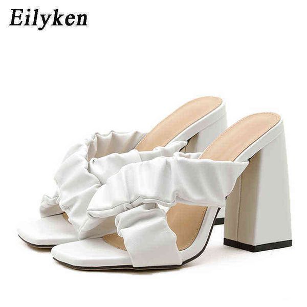 slippers eilyken pleated ladies summer fashion party high heels shoes gladiator slides sandals women size 41 42 220329, Black
slippers eilyken pleated ladies summer fashion party high heels shoes gladiator slides sandals women size 41 42 220329, Black
