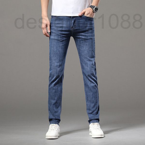 men's jeans designer men's summer thin elastic slim fitting small leg straight tube high-end fashion brand long pants mcmk, Blue
men's jeans designer men's summer thin elastic slim fitting small leg straight tube high-end fashion brand long pants mcmk, Blue