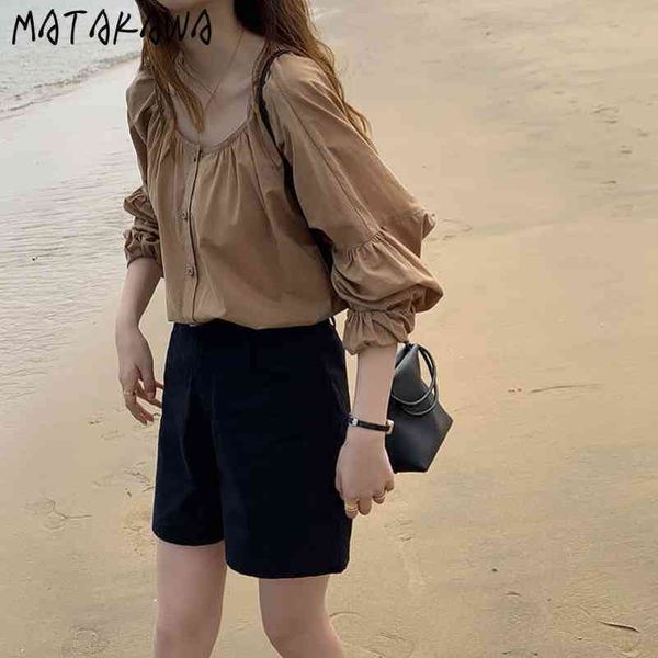 lantern sleeve blouse women pleated round neck shirt summer korean loose blusas temperament casual 210506, White
lantern sleeve blouse women pleated round neck shirt summer korean loose blusas temperament casual 210506, White