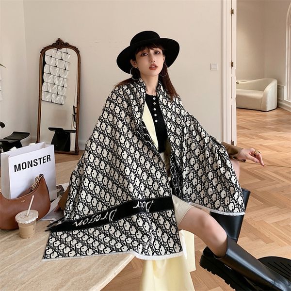 62% off 2022 autumn and winter new scarves imitation cashmere scarf women's long dual-purpose large shawl loose edge warm bib, Blue;gray
62% off 2022 autumn and winter new scarves imitation cashmere scarf women's long dual-purpose large shawl loose edge warm bib, Blue;gray