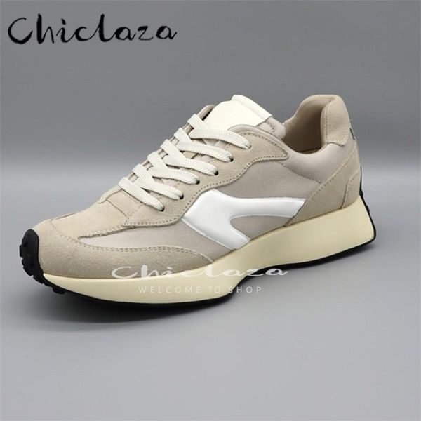 chiclaza spring autumn women's sneakers platform vulcanize shoes fashion breathable casual running shoe female 220816, Black;white
chiclaza spring autumn women's sneakers platform vulcanize shoes fashion breathable casual running shoe female 220816, Black;white