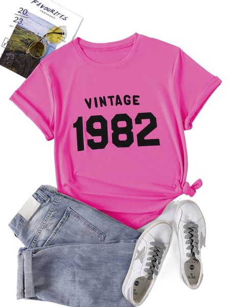 plus letter & number print tee s4ip#, Black