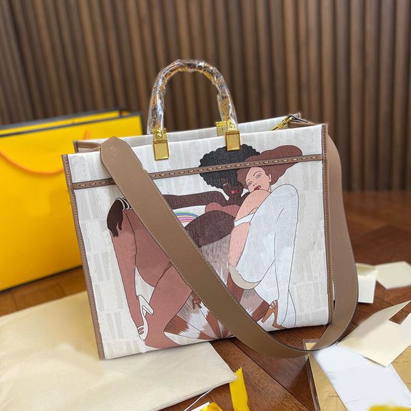 shopping bag tote bags women handbag classic letter print detachable shoulder strap figure pattern canvas purse hardware accessories lady cr
shopping bag tote bags women handbag classic letter print detachable shoulder strap figure pattern canvas purse hardware accessories lady cr