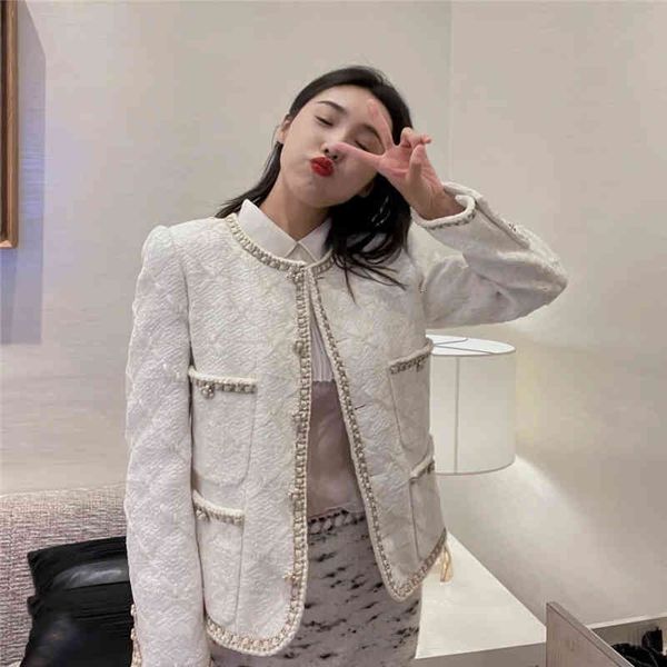 women's jackets tweed knitting heavy industry temperament celebrity chain single breasted stitched cardigan jacket slim suit jp9k, Black;brown
women's jackets tweed knitting heavy industry temperament celebrity chain single breasted stitched cardigan jacket slim suit jp9k, Black;brown