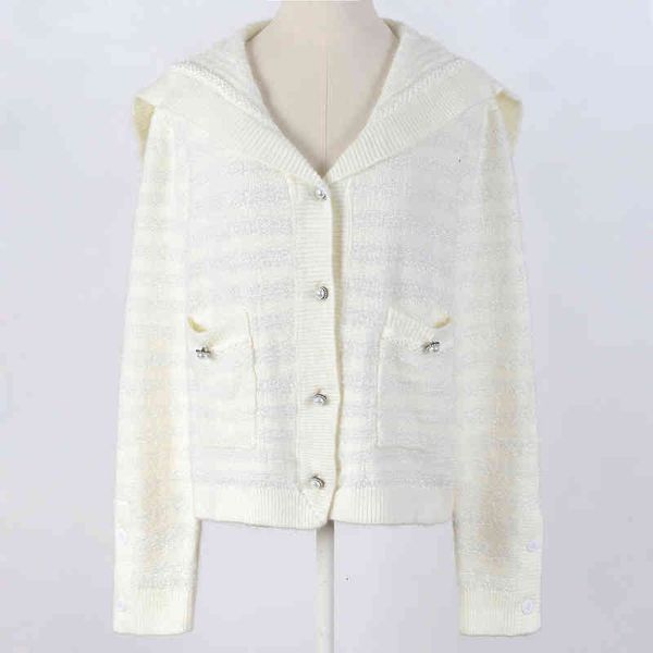 women's knits tees winter women's cardigan with beads and single breasted long sleeved straight knit french temperament pocket coa, White
women's knits tees winter women's cardigan with beads and single breasted long sleeved straight knit french temperament pocket coa, White