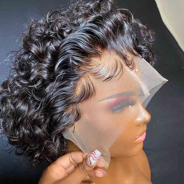 pixie cut wig short bob curly human hair s 13x2 transparent lace s for women pre plucked 220713, Black
pixie cut wig short bob curly human hair s 13x2 transparent lace s for women pre plucked 220713, Black