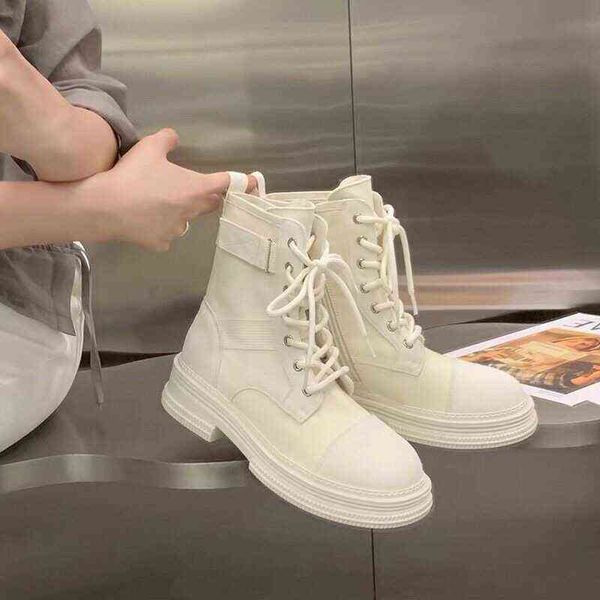 british style lace up round head side zipper summer martin boots, Black 
british style lace up round head side zipper summer martin boots, Black