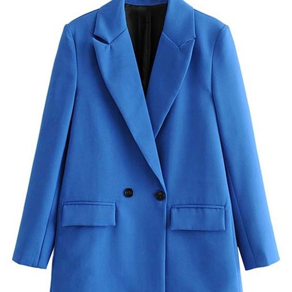 traf women chic office lady double breasted blazer vintage coat fashion notched collar long sleeve ladies outerwear stylish 220720, White;black
traf women chic office lady double breasted blazer vintage coat fashion notched collar long sleeve ladies outerwear stylish 220720, White;black